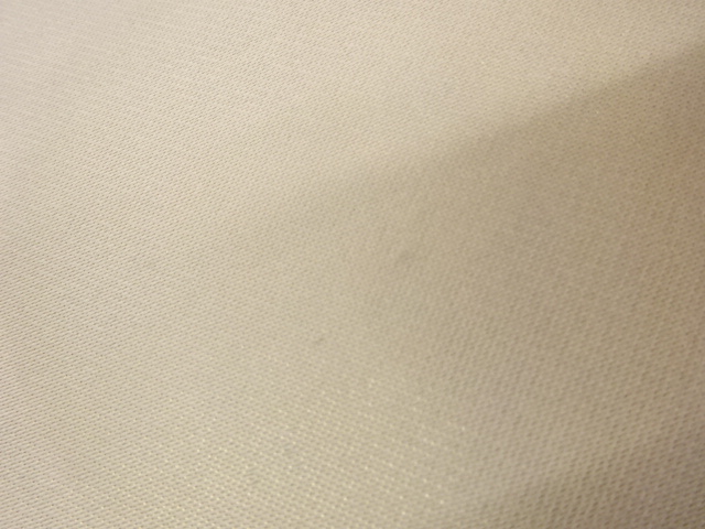  亀甲に華紋模様織出し袋帯